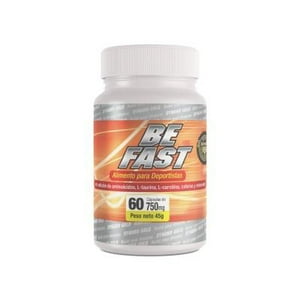 Aminas Nutrición - Be Fast - Quemador De Grasa Y Energizante Natural, 60 Cápsulas De 750Mg