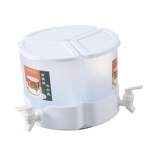 Contenedor de bebida de caldera fría 360 degree Dispensador de bebidas rotatables con un dispensador de grifos de grifo 5.2L para acampar de la cocina en c