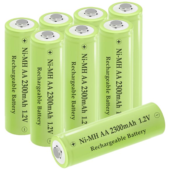 Baterías recargables AA Teneyuuo 2300 mAh 1,2 V (paquete de 8)