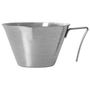 Magideal - Taza Medidora De Espresso De 100Ml, Taza Para Bebidas, Taza De Café Graduada, Taza De Té De La Leche, Taza Medidora De Acero Inoxidable Para Cocina, B