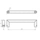thumbnail image 3 of Tirador Odis tipo 9480 25x300mm - Plata, 3 of 3