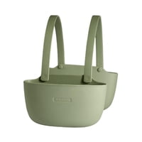 Bothyi - Rejilla De Drenaje Para Fregadero, Organizador De Fregadero, Bolsa Colgante Para Fregadero, Lavabo, Cocina, Doble Capa Verde
