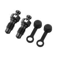 Magideal - 2 Tornillos De Purga De Pinza De Freno, Tornillos De Purga De Freno Hidráulico De Aleación De Titanio Ligeros Profesionales Para Bicicletas De Carrete Negro