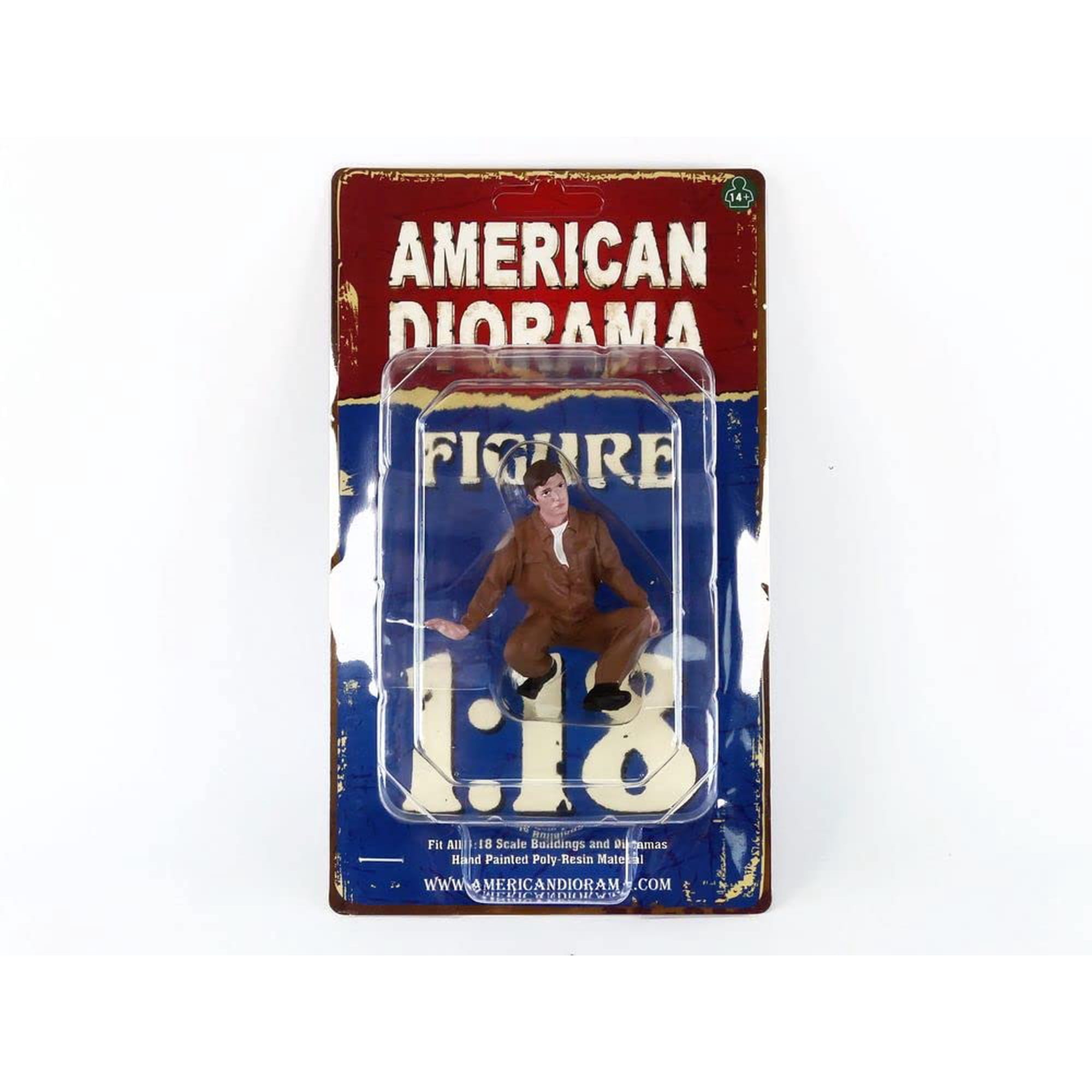 Figurine American Diorama Race Day 1 Iv Para Maquetas A Escala 1/18