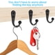 thumbnail image 3 of Percheros HAHAYOO Premium de metal negro para montar en la pared, 10 unidades, 3 of 7