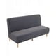 thumbnail image 2 of Funda De Sofa Revestimiento Elastico Futon Cuadrille Color Gris, 2 of 4