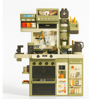Telotenemos - Cocina De Juguete Grande 122Cm Niños Kitchen Con 71 Piezas
