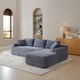 thumbnail image 2 of 105'' Modular Sectional Sofa, Cloud Sectional Couch with Deep Seat, Modern Modular L-Shape Sofa Couch with Chaise,Upholstered Couches for Living Room Bedroom,No Assembly, (GREY), 2 of 3