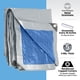 thumbnail image 2 of Tarp King-a-Ma-Jigs, plástico impermeable, 8 x 10 pies, azul/plata, 2 of 7