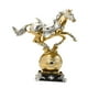 thumbnail image 5 of Estatua De Resina, Estatuilla De Caballo Galopante, Tienda De Fiesta, Mesita De Noche, Escultura De Animal Dorada, 5 of 5