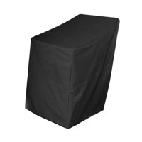 Ioensy - Funda Protectora Para Silla De Patio, Cubierta Protectora Para Sillas Plegables Con Cordón A Prueba De Polvo, 68Cm X 68Cm X 120Cm