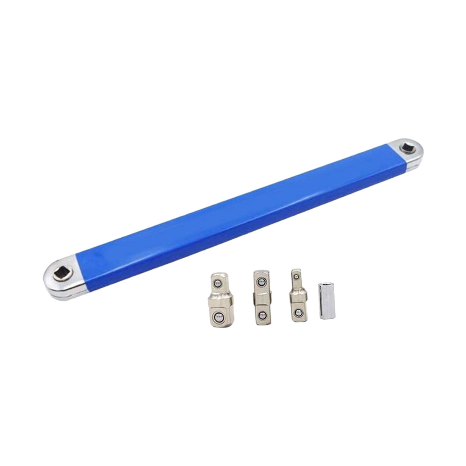 Magideal - Clave De Extensión, Conjunto De Teclas De Extensión Con Rango A Corto, Llave De Enchufe Y Herramienta De Tecla De Trinquete, Multifuncional, Universal