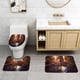 thumbnail image 2 of Juego de Alfombras de Baño Desmarcar Black Adam Terciopelo Coral 3 Piezas, 2 of 6
