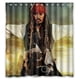 thumbnail image 1 of Cortina de ducha de Piratas del Caribe, juego de cortina de baño con ganchos, tamaño 66 x 72 pulgadas, 1 of 3