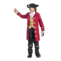 Disfraz De Capitán Garfio Elite Para Niños De Dress Up America Pirate