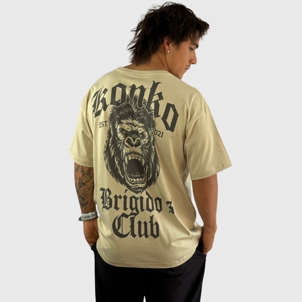 Polera Overize Premium Cotton Konko Club Hombre Konko