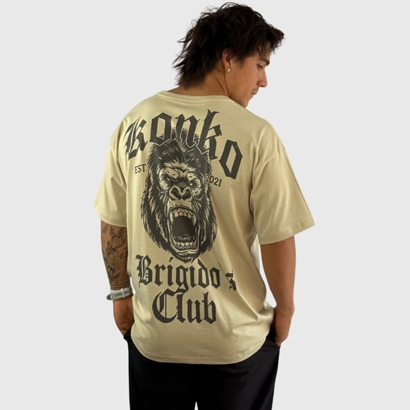 Polera Overize Premium Cotton Konko Club Hombre Konko
