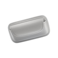 Magideal - Soporte Para Gafas De Sol Para Parasol De Coche, Clip Para Visera, Estuche Para Gafas De Sol, Camiones, Almacenamiento De Piezas Para Gafas, Vehículos Gris