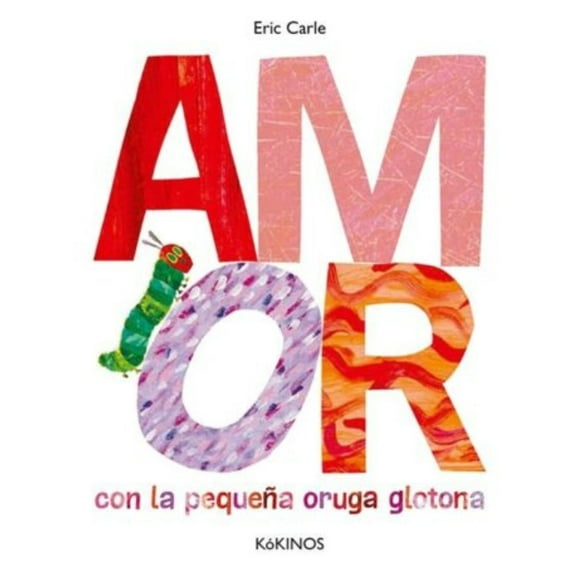 Amor: con la pequeña oruga glotona blanco