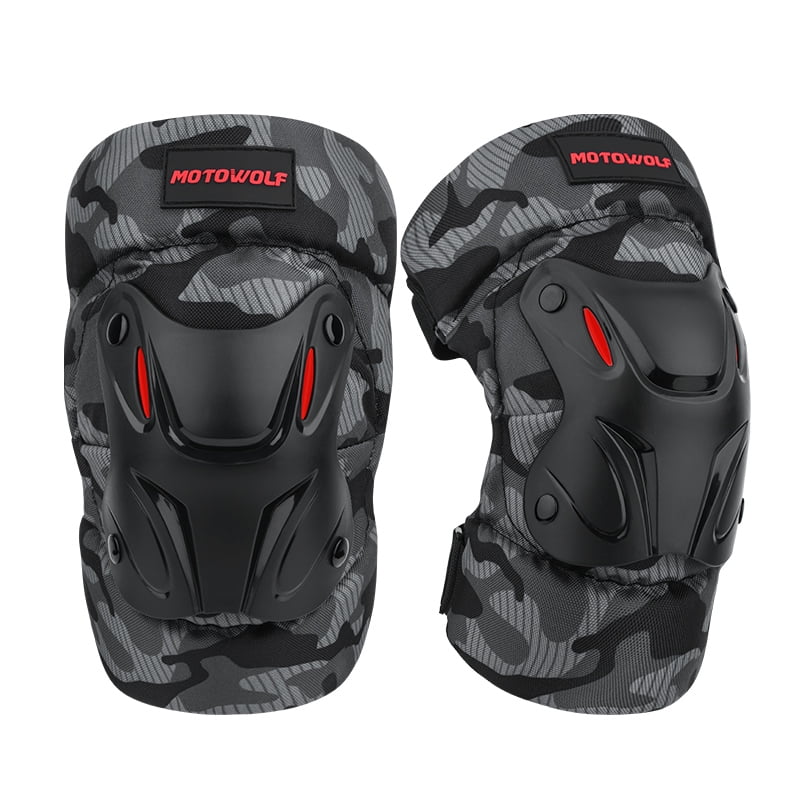 Rodilleras Para Motociclismo Motowolf 1010 Camuflaje - Corta