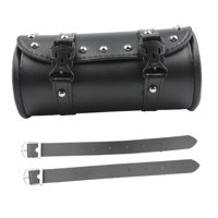 Magideal - Bolsa De Herramientas Para Motocicleta, Bolsa De Barril Enrollable De Material Cuero Pu, Universal, Bolsa De Herramientas De Almacenamiento De Alforjas Para