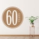 thumbnail image 2 of Decomural 60th Birthday Badge Novelty Party WS-17081, 2 of 2