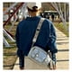 thumbnail image 3 of Ecousi Bolso Mensajero Mia con Correa Ancha - Plateado, 3 of 3
