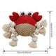 thumbnail image 1 of 1pc Crab Design Pet Grinding Teeth Squeaky Plush Toy Durable Chew Toy For Dog Interactive Supply, 1 of 2