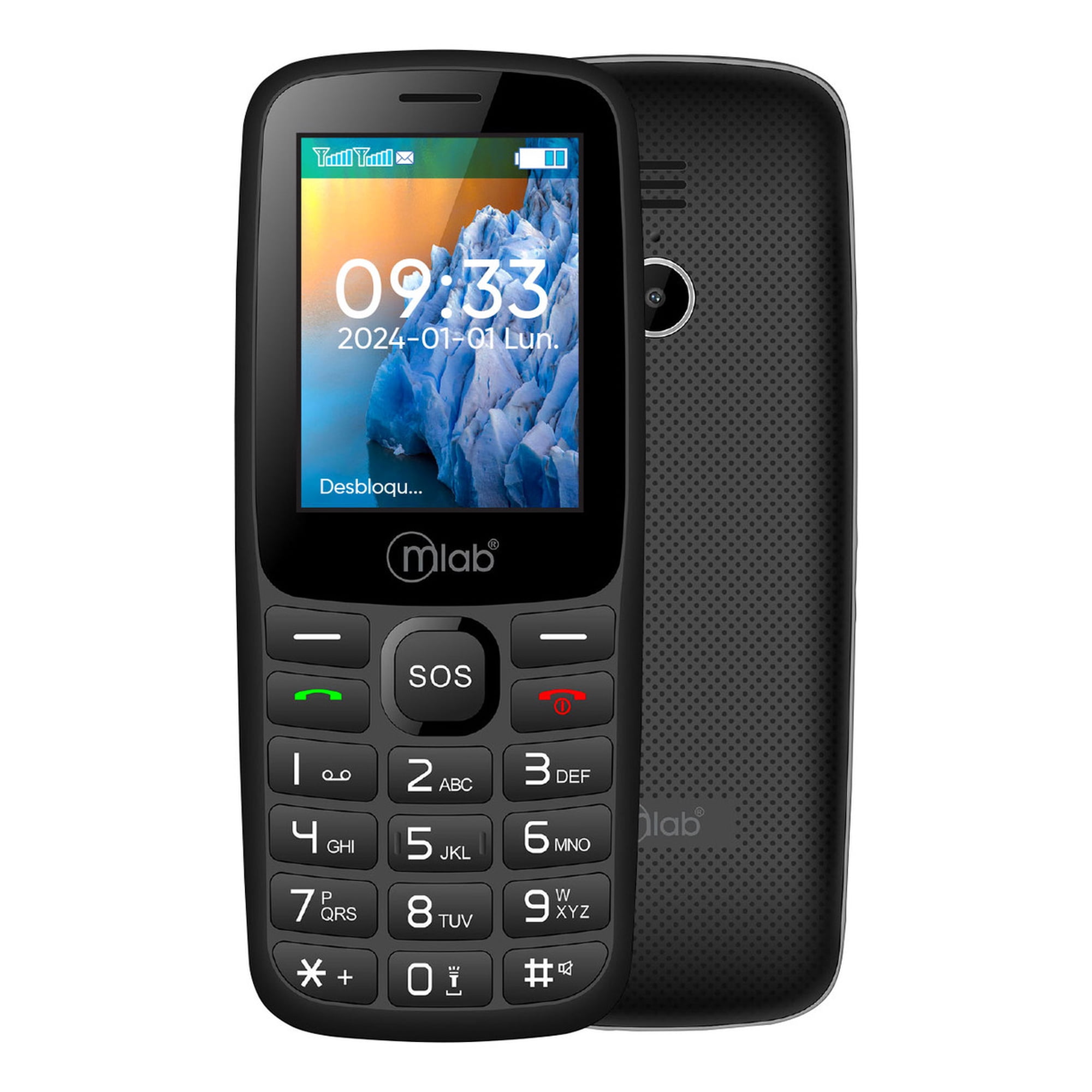 Telefono Senior Bar Style 4g Lte Sos 2.4 Dualsím Mlab 09387