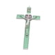 thumbnail image 3 of Figura De Crucifijo Católico Resistente Al Desgaste, Cruz De Pared Para El Hogar, Dormitorio, Ventana, Color Acero Verde, 3 of 3