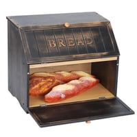 Panera Homekoko De Madera De Bambú De Doble Capa De Gran Capacidad