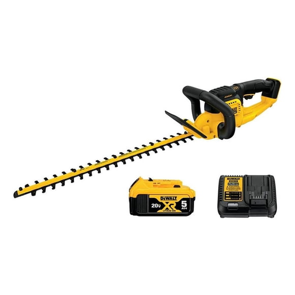 Cortasetos Inal. Dewalt Dcht820p1 Inc. Carg Y Bat 5ah Color Amarillo