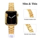 thumbnail image 3 of Correa de reloj CSJCUBIC de acero inoxidable de 38 mm a 45 mm para mujer, 3 of 7
