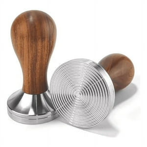 Genérico - Tamper Acero Y Madera Para Cafetera Espresso 5.2 Mm Barista Cafe