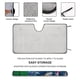 thumbnail image 3 of Maple Parasol para Parabrisas Delantero Protector Plegable, Visera Solar para Auto Bloquea Rayos UV Mantiene tu Vehículo Fresco 140cm*76cm, 3 of 6