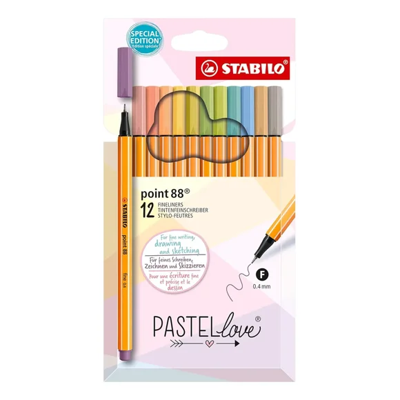 Stabilo Rotulador Punta Fina Point 88 Edición Pastellove