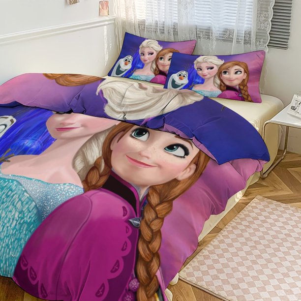 Frozen 'Magical Winter' Kids Twin Bedding Set Girls And Boys