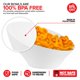 thumbnail image 3 of Cuencos para servir Stock Your Home, plástico blanco, 600 ml (paquete de 4), 3 of 7