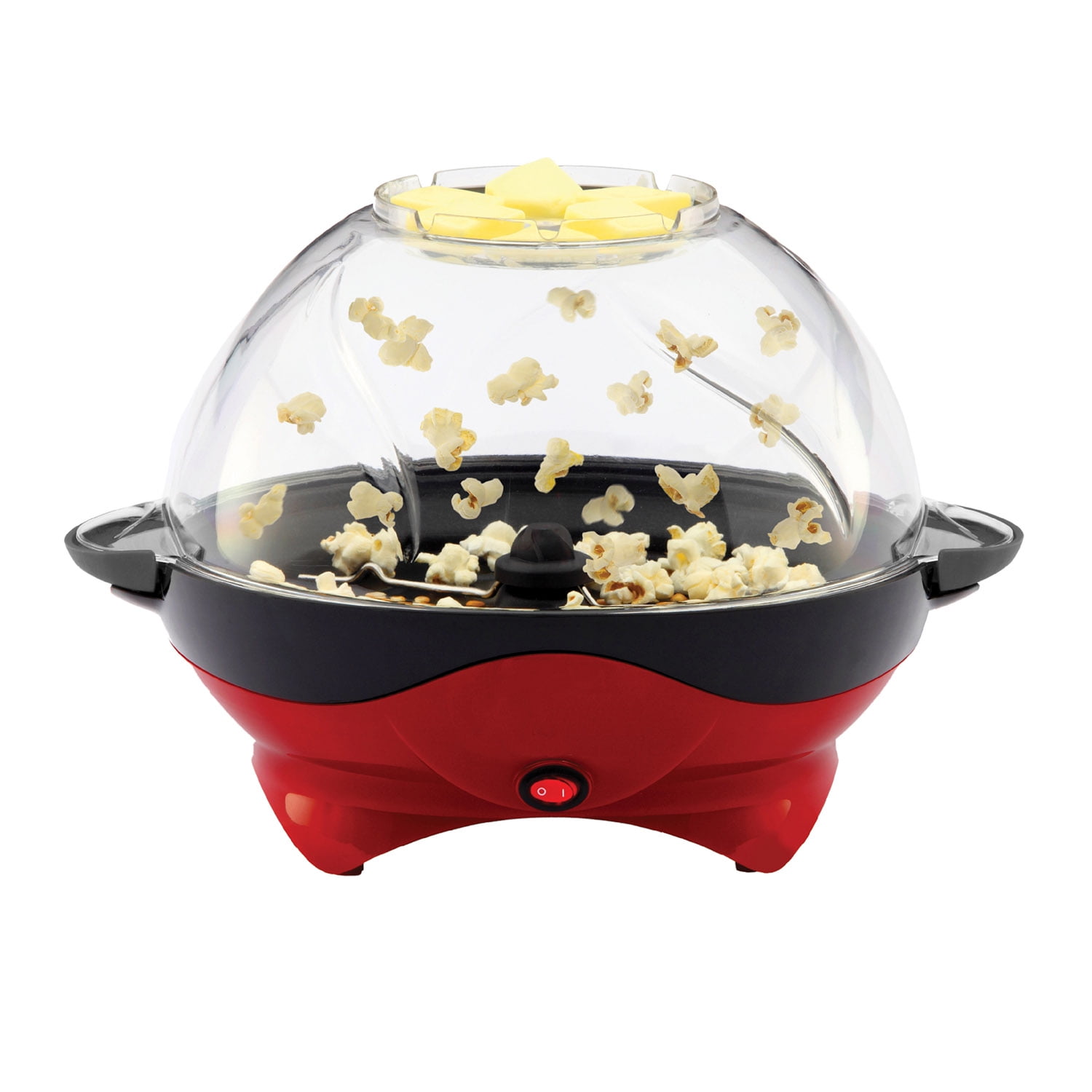 Blanik - Popcorn Maquina De Cabritas Roja Bowl Con Azucar