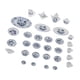 thumbnail image 5 of 27Pcs 1:12 Escala Dollhouse Miniatura Taza Plato Olla Vajilla Set Juguetes Azul, 5 of 5