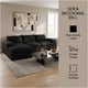 thumbnail image 2 of Sofa Seccional Izquirdo Luciano Resolte Indenpendiente Negro Liso, 2 of 8