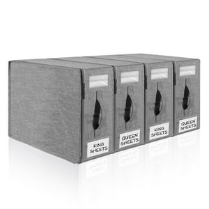 Organizador De Sábanas Kithero, Paquete De 4 Unidades, Para Tamaño Queen Y King