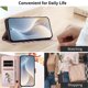 thumbnail image 5 of Funda de Cuero Tipo Billetera para Samsung Galaxy A56 5G 6.7", con Tarjetero, Correa para Muñeca, Soporte a Prueba de Golpes con Relieve de Patrón Feliz, Rosa, para Galaxy A56 (5G), 5 of 8