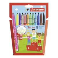 Pack 12 Rotulador Stabilo Trio Az