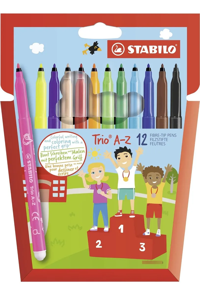 Pack 12 Rotulador Stabilo Trio Az