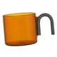 thumbnail image 1 of Taza De Té De Leche Con Asa Resistencia Al Calor Para Oficina Flor Té Cereal Naranja, 1 of 5