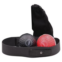 Magideal - Boxeo Ball Headband Boxing Ball En String Velocidad De Perforación Con Bolsa De Almacenamiento Ajustable Punching Ball Para Ejercicio , Diadema Negro Rojo