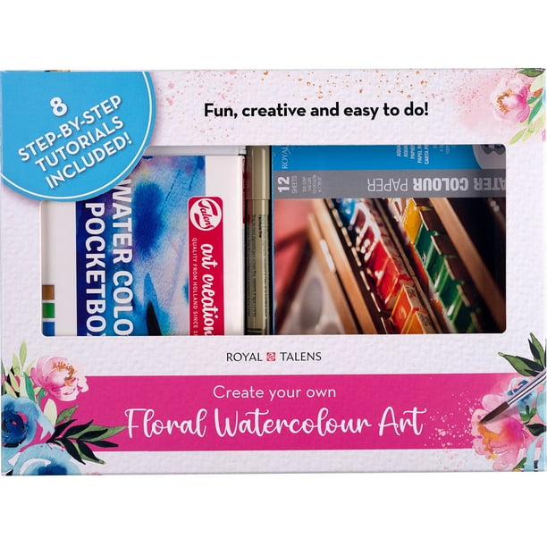 TOYNAMICS France SAS Libro De Acuarelas – Cuaderno Con 20 Ilustraciones Para Pintar Con Lápices De Acuarela Y Pincel De Agua, A Partir De 7 Años