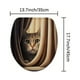 thumbnail image 1 of 1pc Cozy Cute Cat Shower Curtain with 12 Hooks and Non-Slip Backing - Durable Waterproof Bathroom Rug and Toilet Lid Cover Pad - Perfect Bathroom Decor, 1 of 5