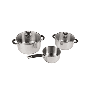 Bergner - Bateria 5 Piezas Acero Inoxidable Bilma